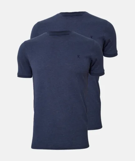 2-pack Bambu Pique T-shirt Navy