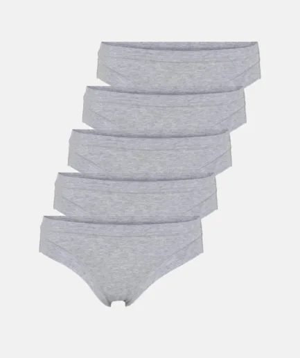 5-pack Bambu Tai Trosa Grå