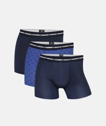 återvunnen Polyester Boxers 3-pack Blå 25