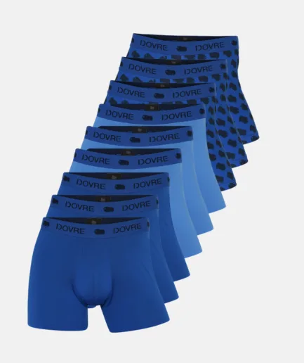 återvunnen Polyester Boxers 9-pack Flerfärgad