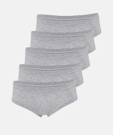 5-pack Bambu Hipster Trosa Grå
