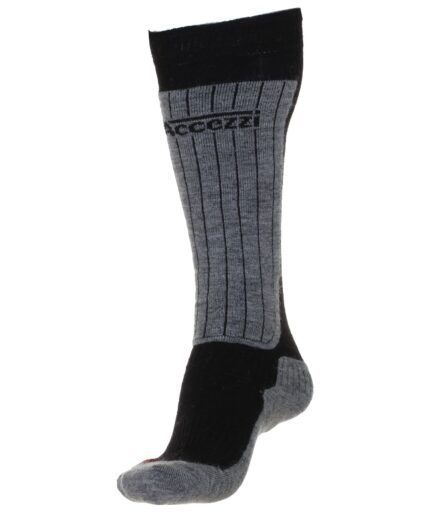 Accezzi Merino 50 Skidstrumpor Junior Svart
