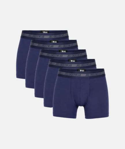 Bambu Boxers 5-pack Marinblå - Pojkar
