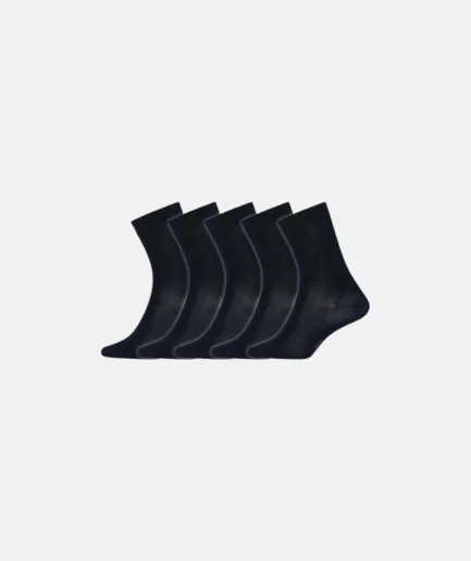 Bambu Strumpor 5-pack Navy - Pojkar