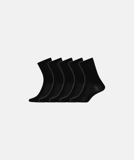 Bambu Strumpor 5-pack Svart - Pojkar