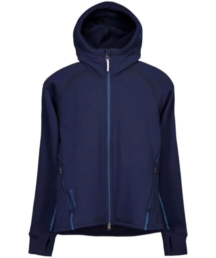Houdini Womens Power Houdi Blå Blue Illusiontide X-large