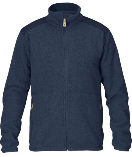 Fjällräven Mens Sten Fleece Blå Dark Navy555 Xx-large