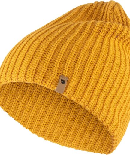 Fjällräven övik Melange Beanie Gul Mustard Yellow161 One Size