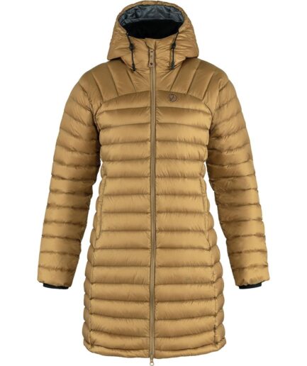 Fjällräven Womens Snow Flake Parka 2019 Model Brun Buckwheat Brown232 X-small