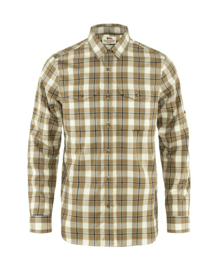 Fjällräven Mens Singi Flannel Shirt Ls Brun Buckwheat Brwn-pt Grn232-614 Xx-large