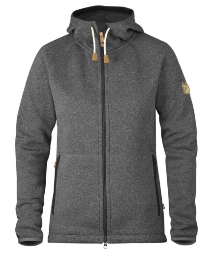 Fjällräven Womens övik Fleece Hoodie Grå Dark Grey030 X-large