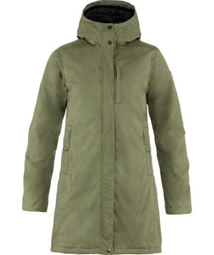 Fjällräven Womens Kiruna Padded Parka Grön Green620 X-large