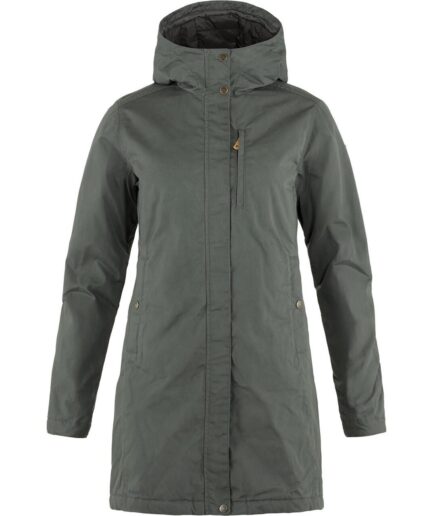 Fjällräven Womens Kiruna Padded Parka Grå Basalt050 X-large