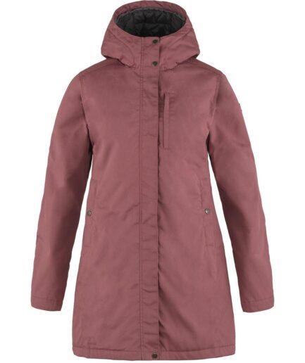 Fjällräven Womens Kiruna Padded Parka Röd Mesa Purple410 X-large