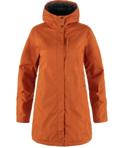 Fjällräven Womens Kiruna Padded Parka Brun Terracotta Brown243 Medium
