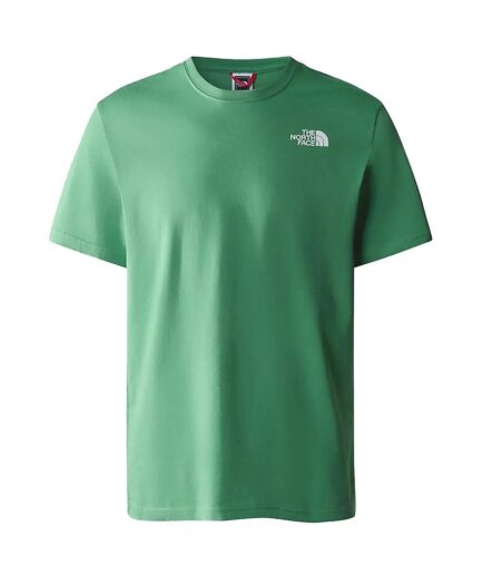 The North Face Mens Ss Red Box Tee Grön Deep Grass Green Medium