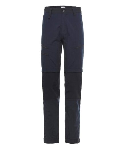 Is Not Enough Womens Arete Zipoff Pants Blå Dark Navy Small
