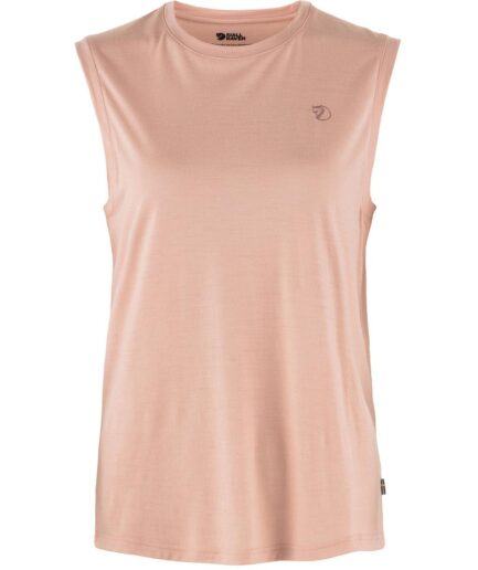 Fjällräven Womens Abisko Wool Tank Top Rosa Chalk Rose302 X-large