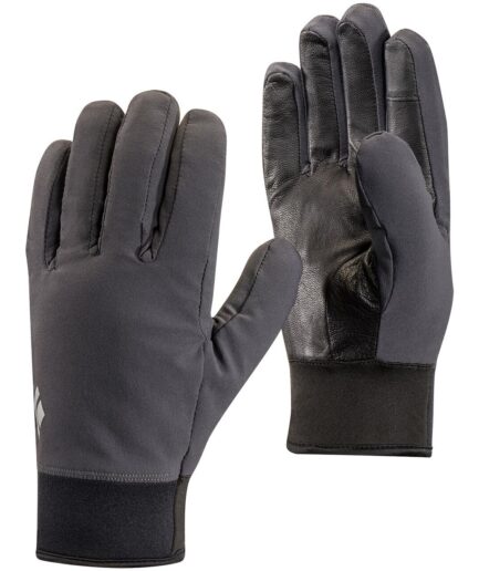Black Diamond Midweight Softshell Glove Grå Smoke Medium