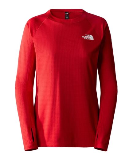 The North Face Womens Summit Pro 120 Crew Röd Tnf Red Large