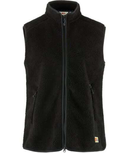 Fjällräven Womens Vardag Pile Fleece Vest Svart Black550 X-large