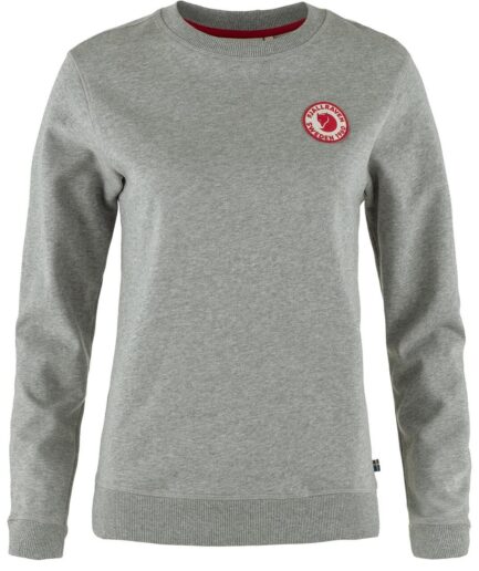 Fjällräven Womens 1960 Logo Badge Sweater Grå Grey-melange020-999 Medium