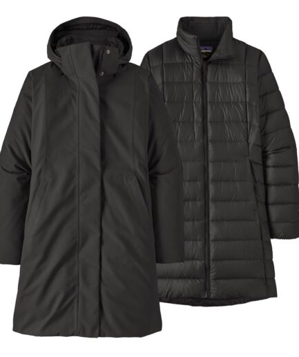 Patagonia Womens Tres 3-in-1 Parka Svart Black X-large