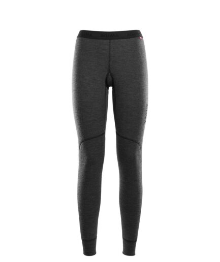 Aclima Womens Doublewool Polo Grå Marengojet Black Small