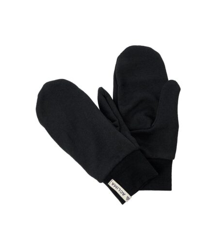 Aclima Woolterry Liner Mittens Svart Jet Black Medium