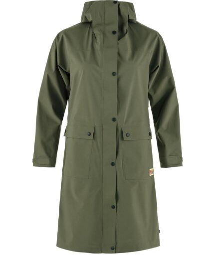 Fjällräven Womens Vardag Rain Parka Grön Laurel Green625 Large