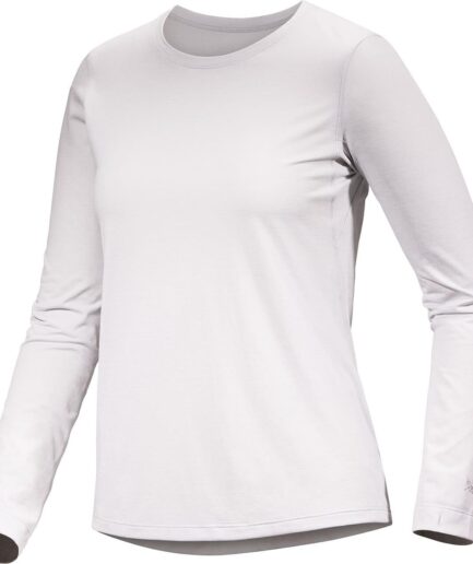 Arcteryx Womens Taema Crew Ls Vit Atmos Heather X-large