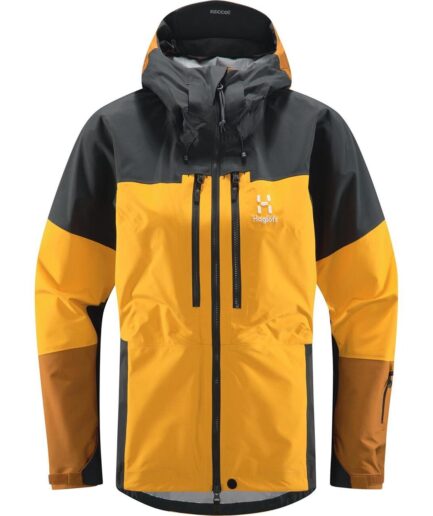 Haglöfs Womens Spitz Gtx Pro Jacket Gul Sunny Yellowmagnetite X-large